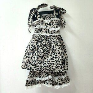 Girls Animal Print Dreas & Ruffle Pants 2pc Set Size 2 Boutique Toddler Clothing